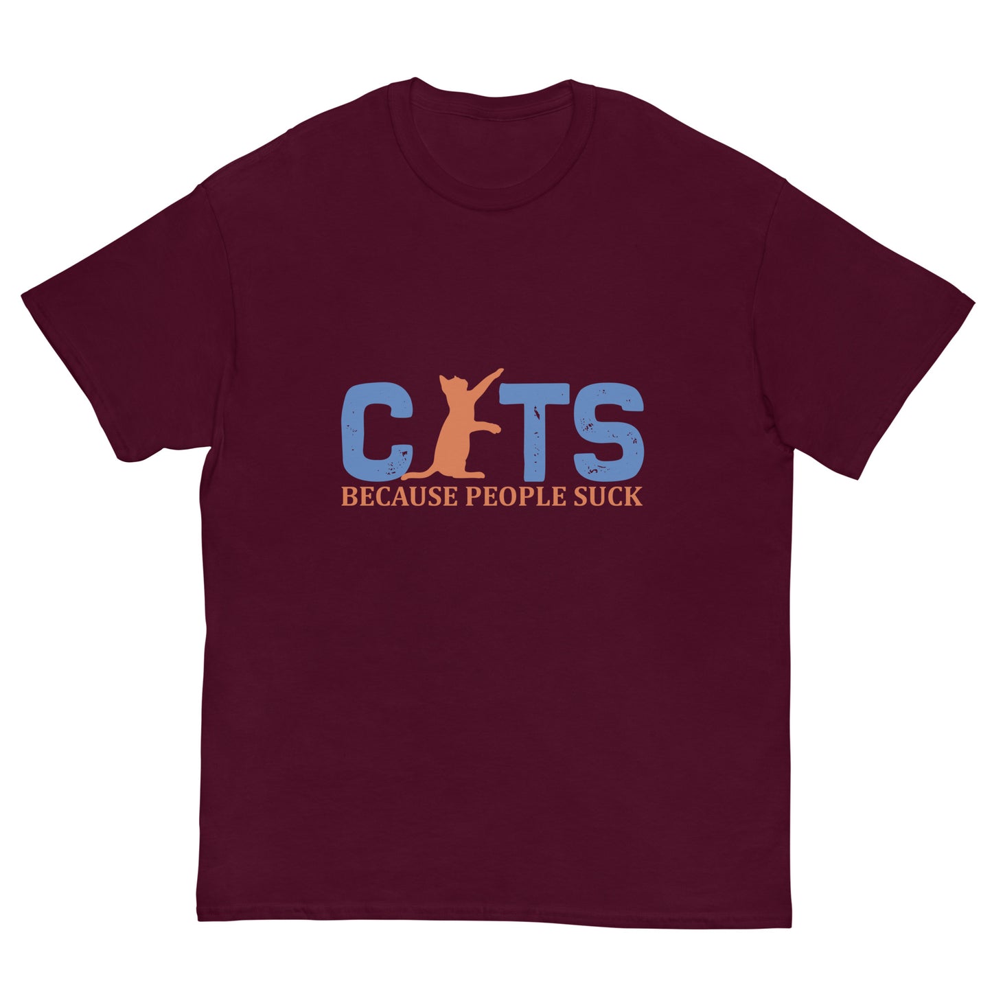 Cats, Because People Suck, Men's classic tee