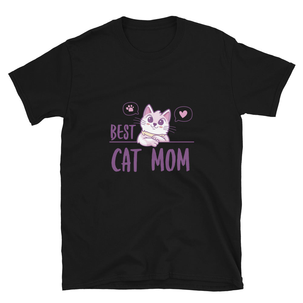 Best Cat Mom Short-Sleeve Unisex T-Shirt