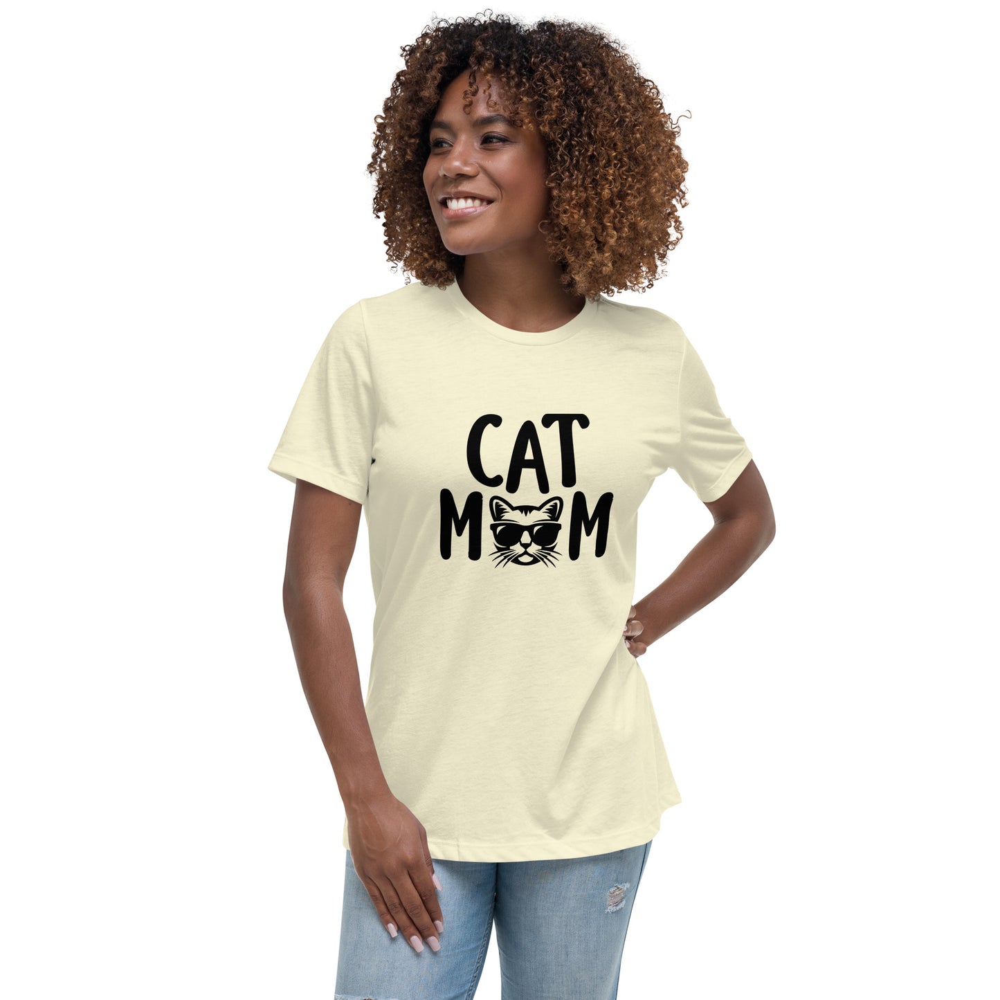 Cat Mom Women's Relaxed T-Shirt