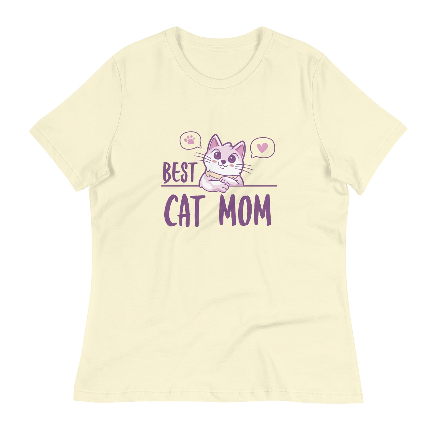 Best Cat Mom Women's Relaxed T-Shirt