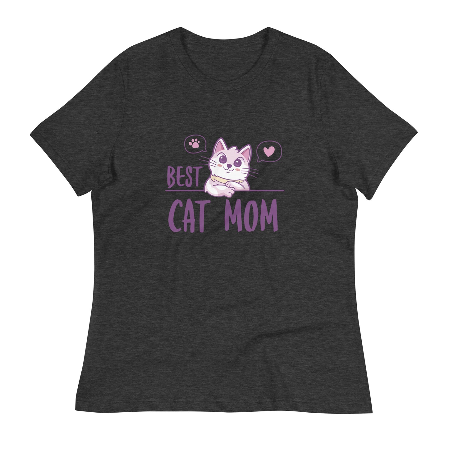 Best Cat Mom Women's Relaxed T-Shirt
