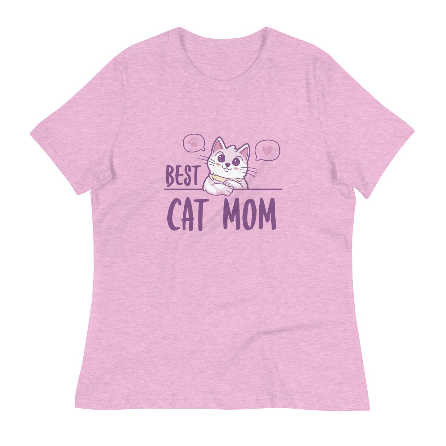 Best Cat Mom Women's Relaxed T-Shirt