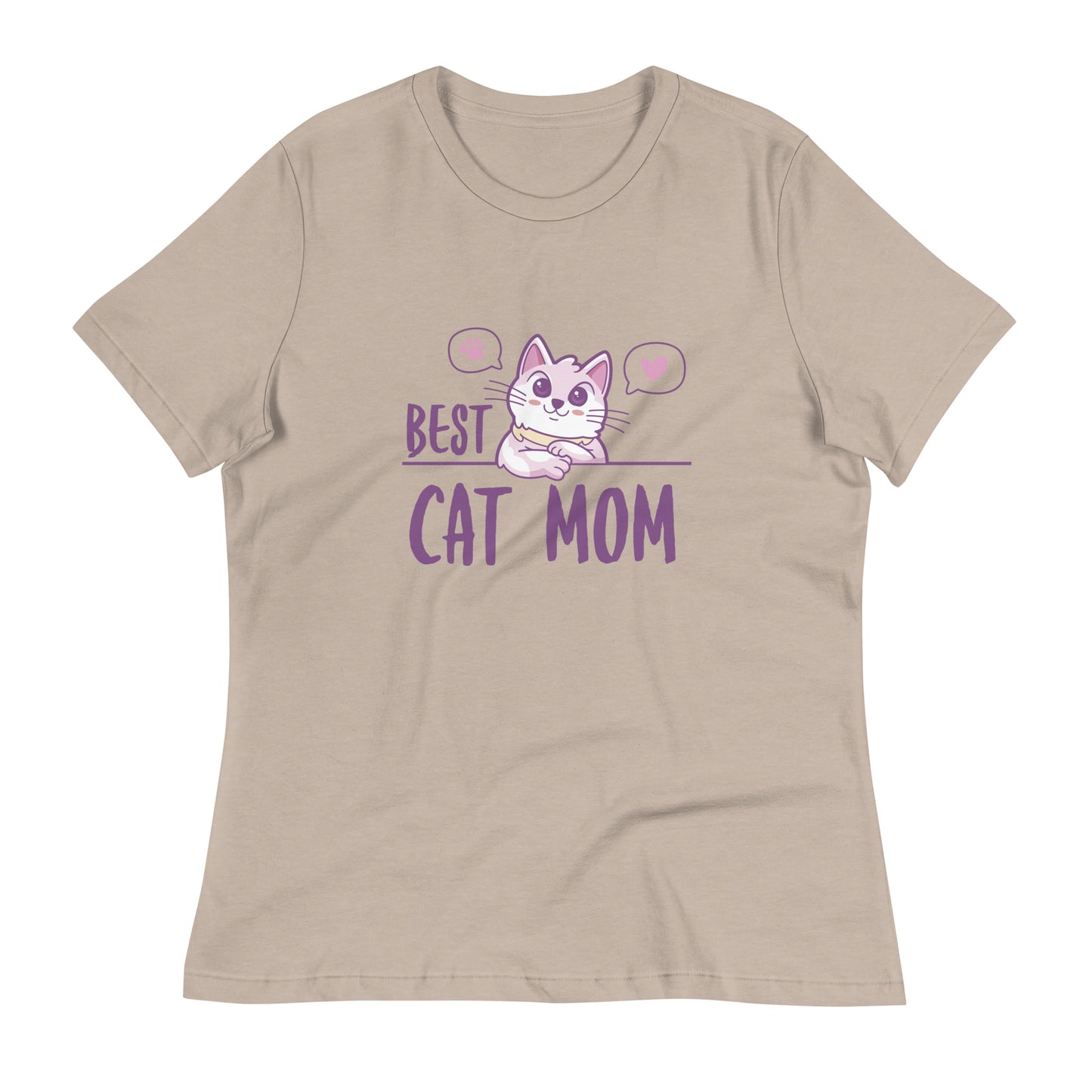 Best Cat Mom Women's Relaxed T-Shirt