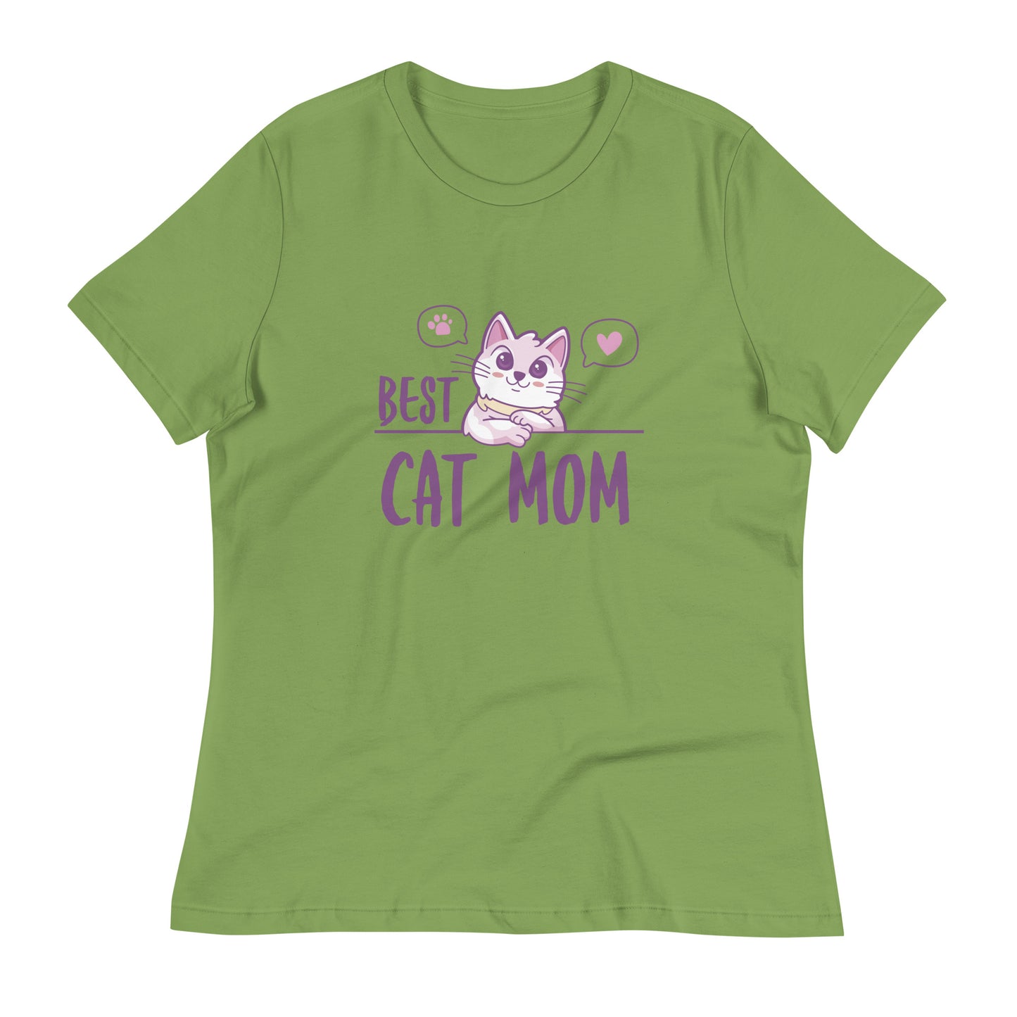 Best Cat Mom Women's Relaxed T-Shirt