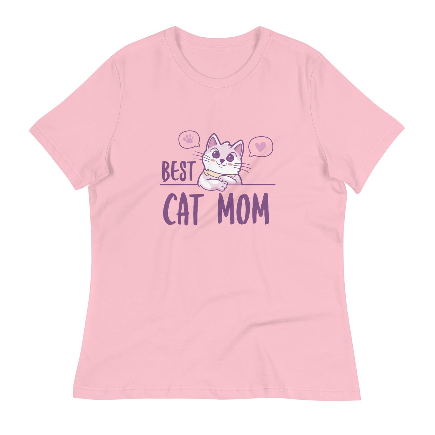 Best Cat Mom Women's Relaxed T-Shirt