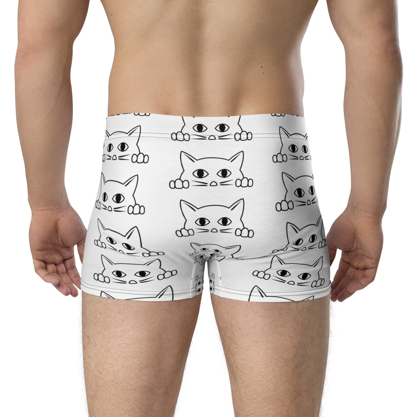 Caroline's Cats Cat Face Boxer Briefs