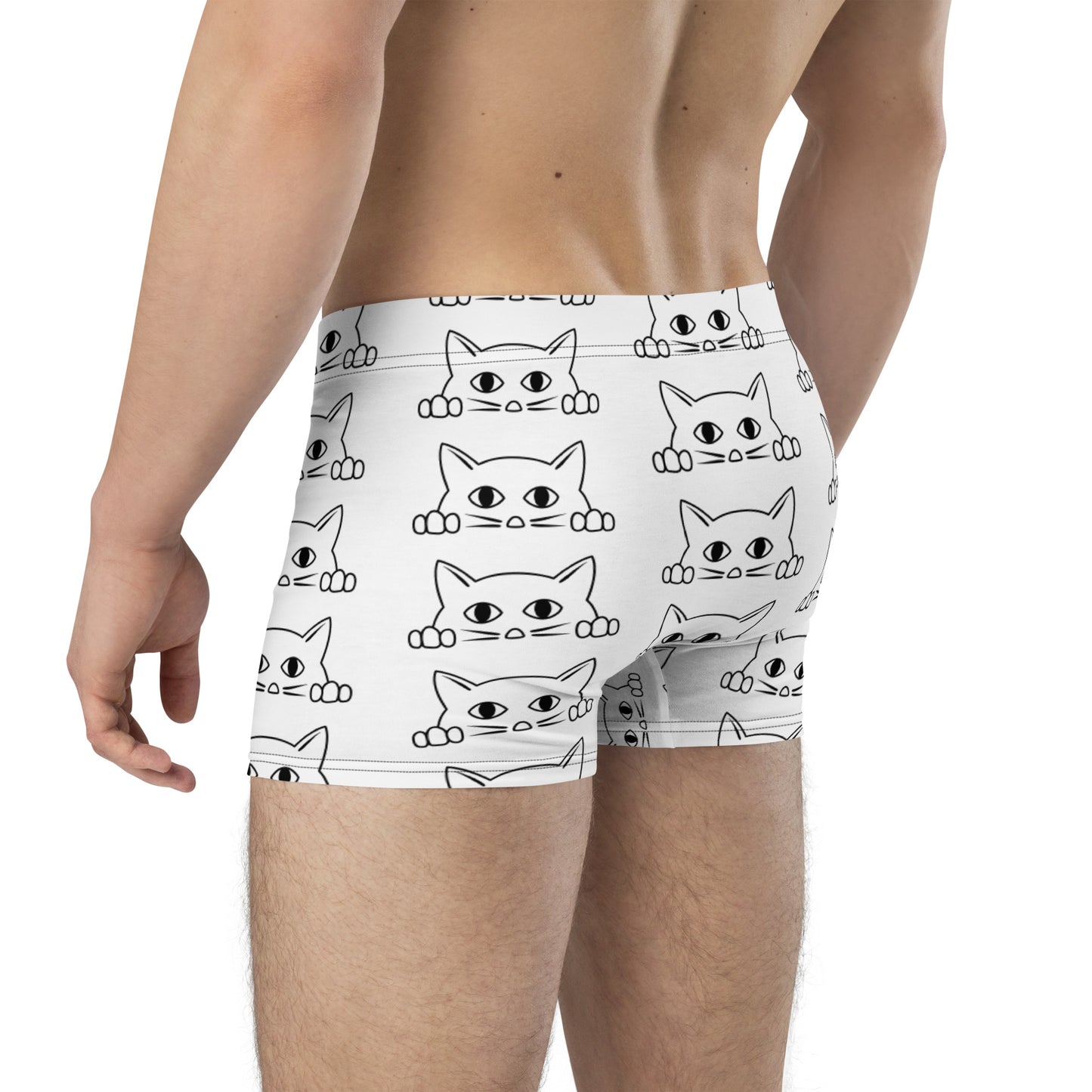 Caroline's Cats Cat Face Boxer Briefs