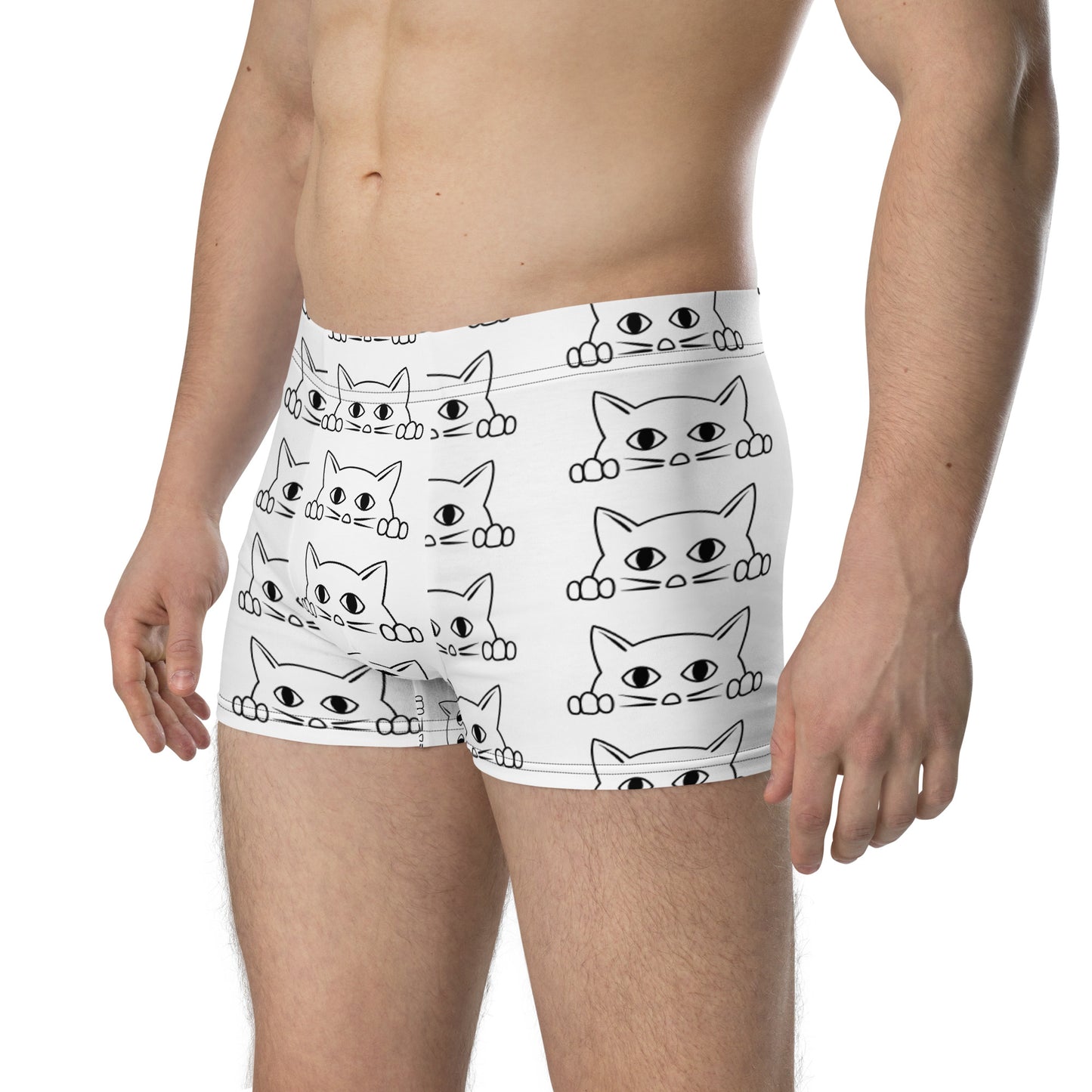 Caroline's Cats Cat Face Boxer Briefs