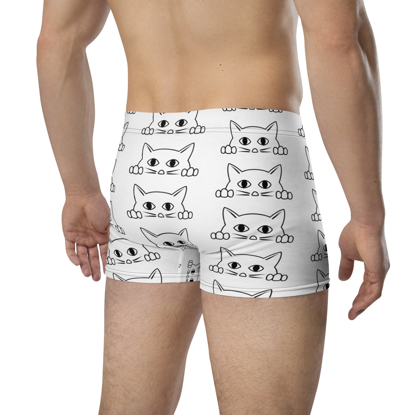 Caroline's Cats Cat Face Boxer Briefs