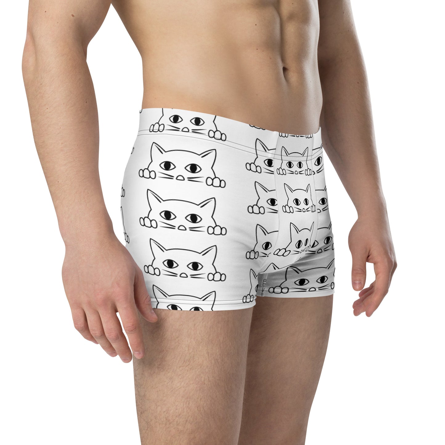 Caroline's Cats Cat Face Boxer Briefs