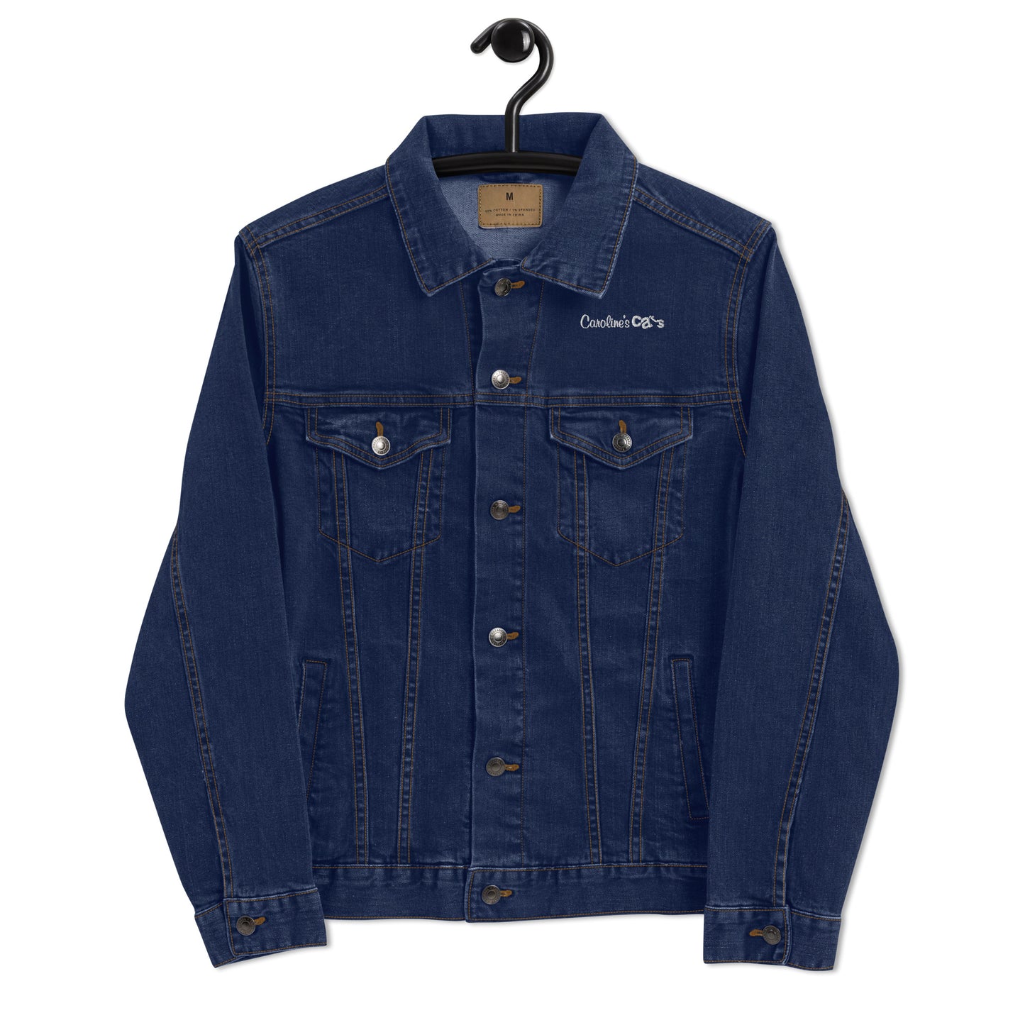 Caroline's Cats Cool Cat Unisex denim jacket