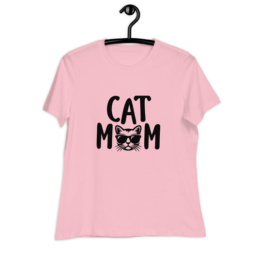 Cat Mom Women's Relaxed T-Shirt